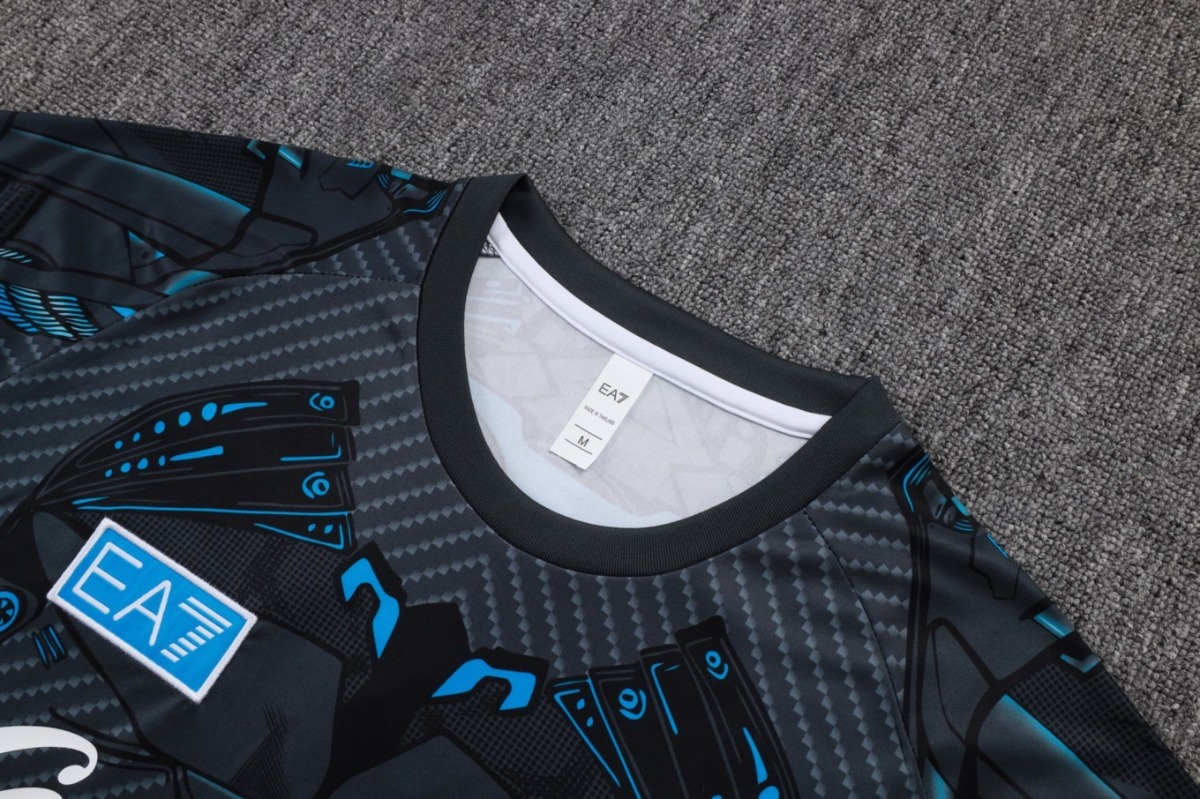 2026 Naples Charcoal gray Training Set Shirt and Shorts