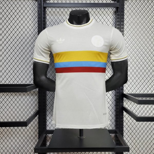 24/25 Colombia 100th Anniversary Edition White Special edition Jersey Player Version