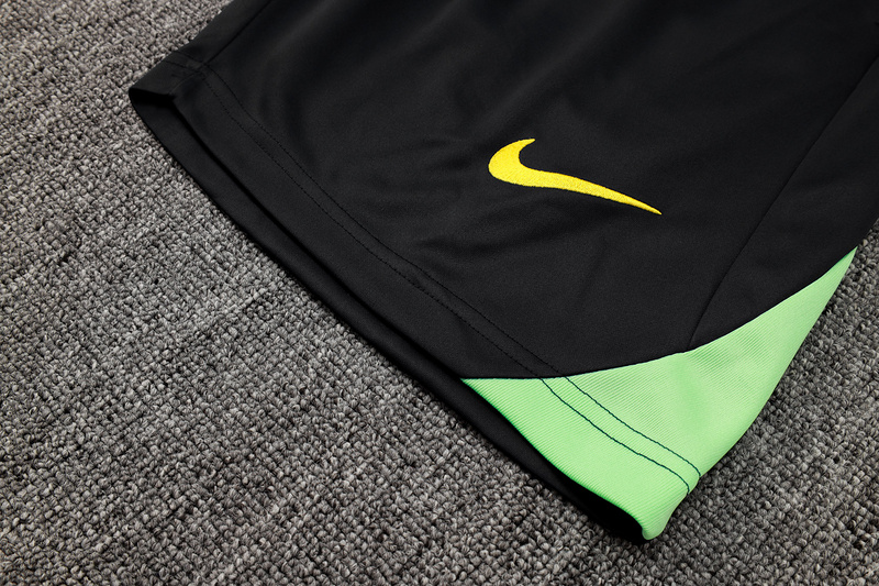 24/25 Brazil Black Training Set Shirt and Shorts