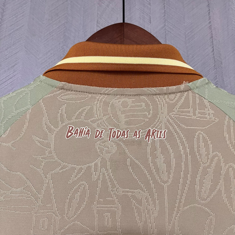 2025/26 Bahia Beige Jersey Fan Version