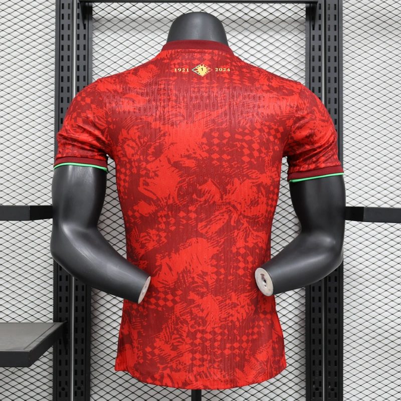 25/26 Portugal Anniversary Edition red jersey Player Version