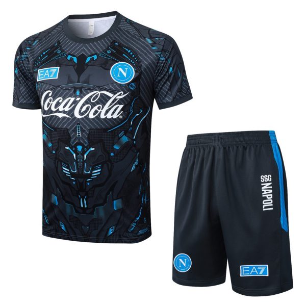 2026 Naples Charcoal gray Training Set Shirt and Shorts