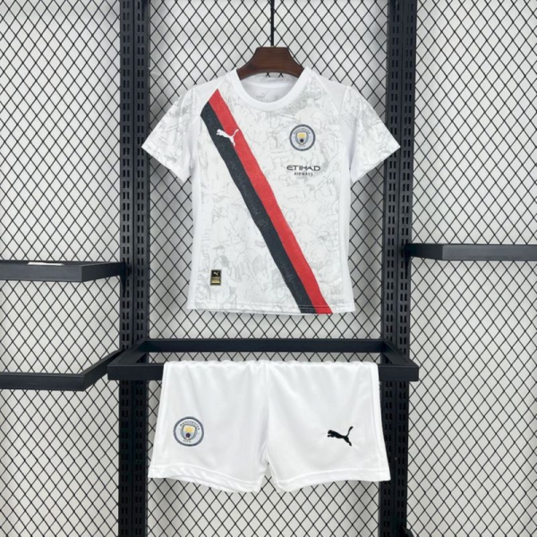 25/26 Manchester City Away jersey Kid Kits Size 16-28
