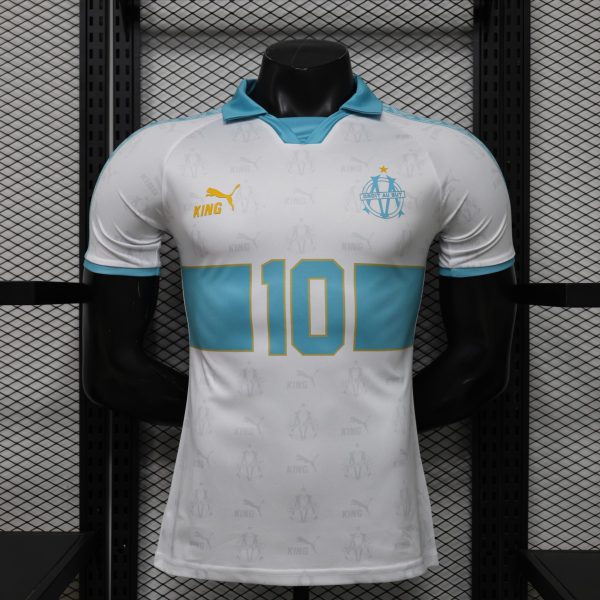 2026 Marseille Vintage Style Jersey #10 Player Version
