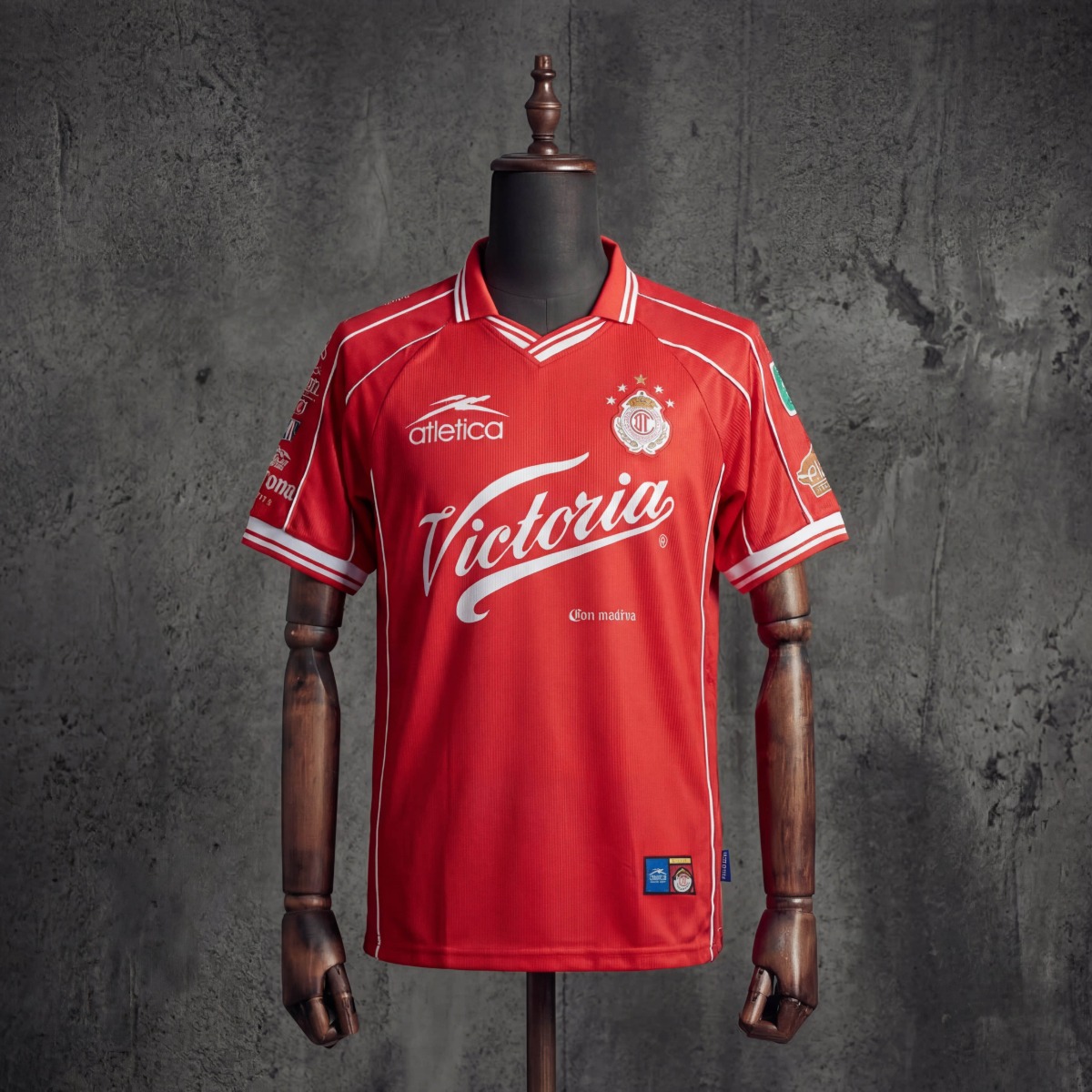 Retro 1999/2000 Toluca Home Jersey Fan version