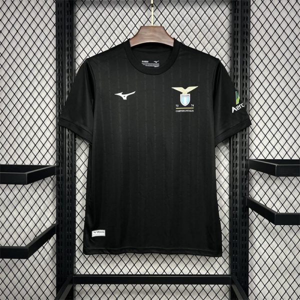 2024/25 Lazio 50th Anniversary Black Jersey Fan Version