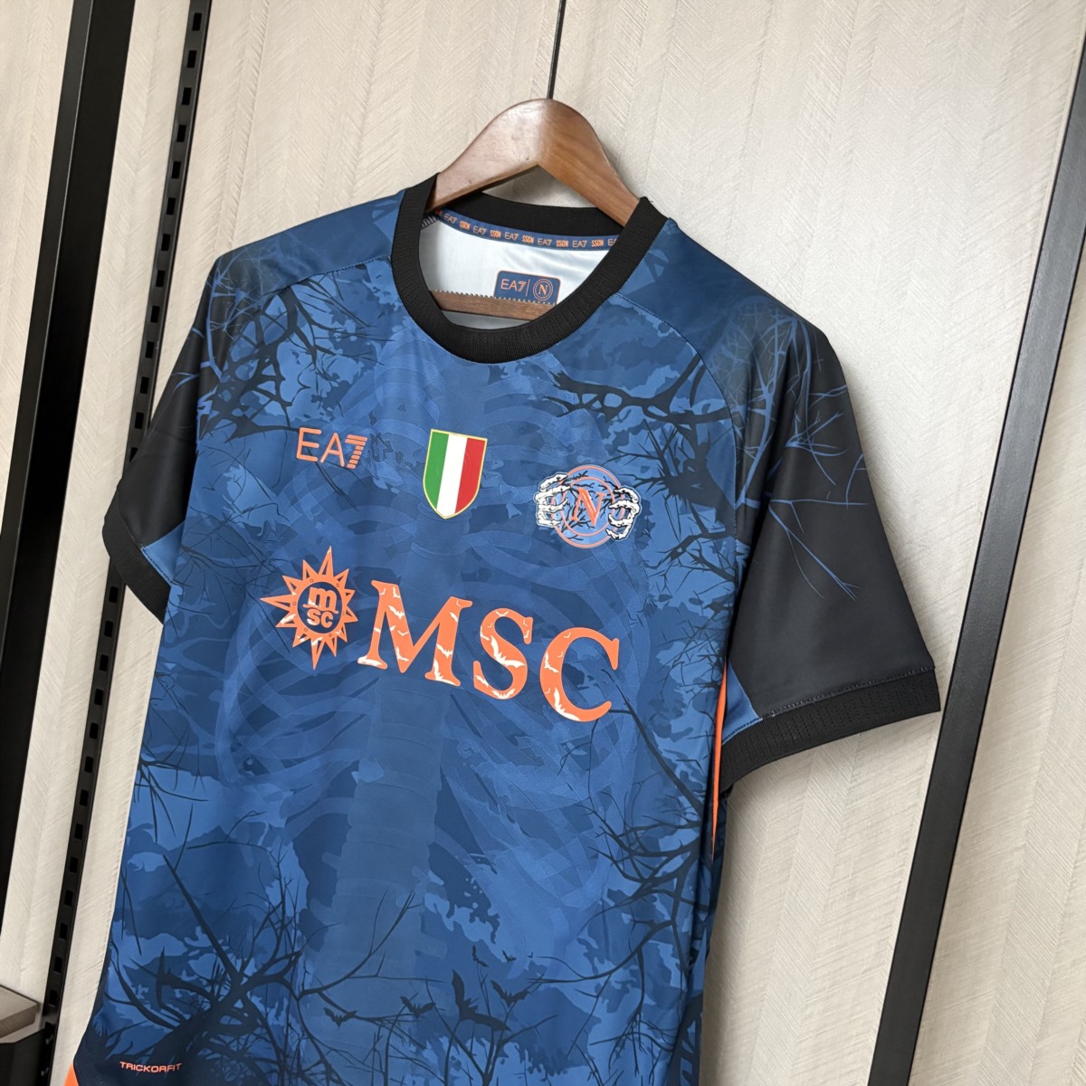 2025/26 Napoli Halloween Edition Blue Jersey Fan Version
