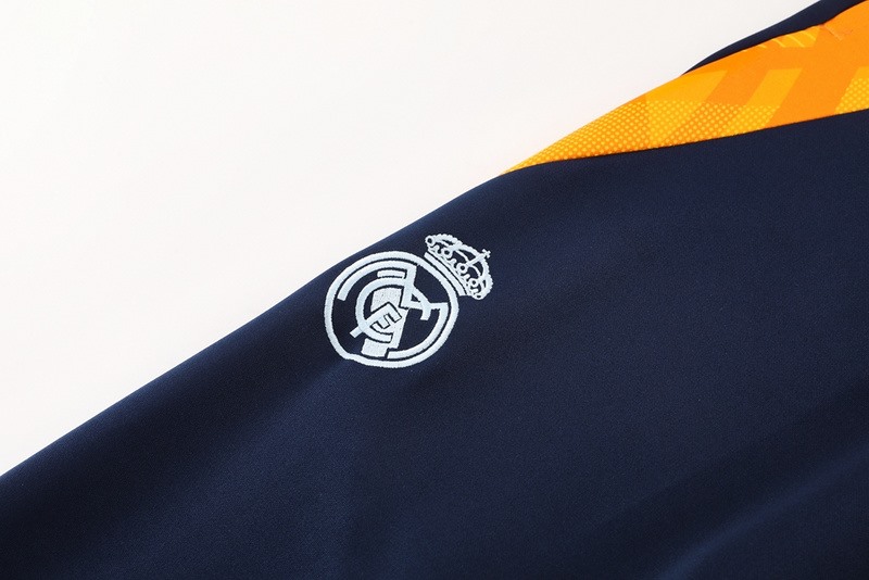 2024 Real Madrid Royal Blue Jacket Training Suit Set Football Team Shirt Sports Fashion