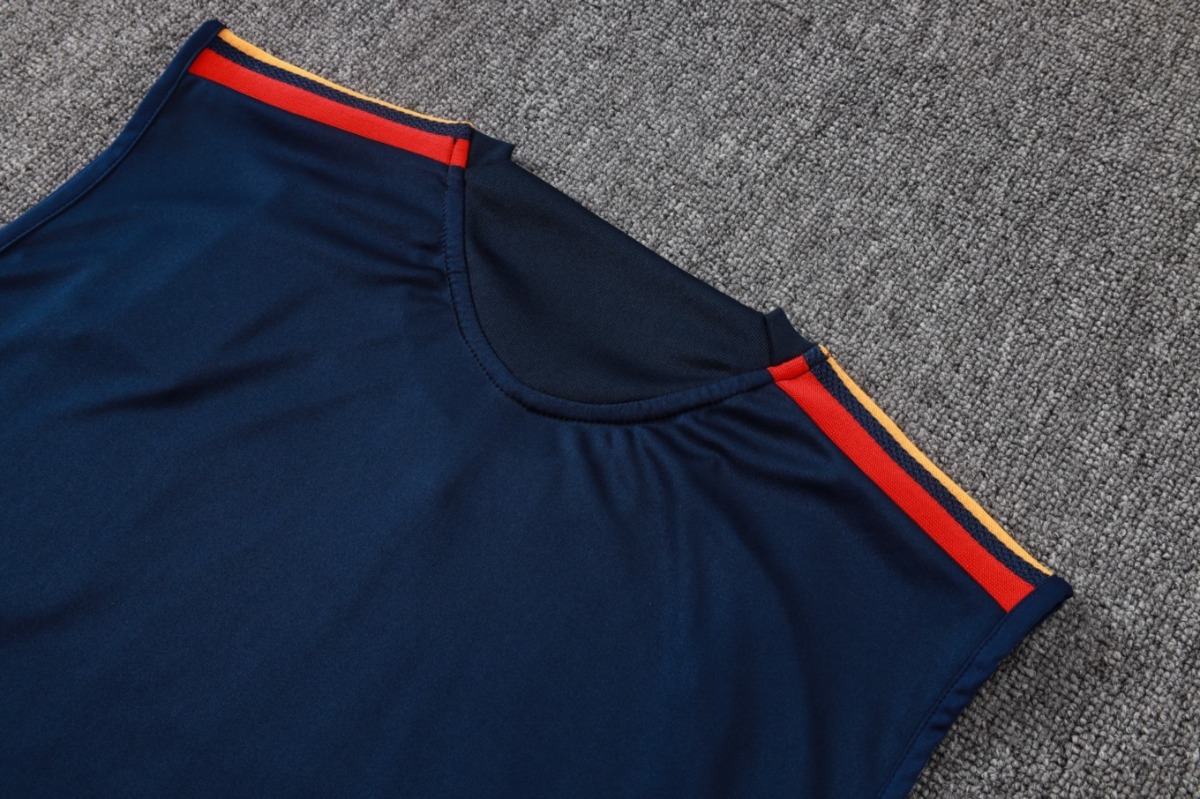 2026 Spain Royal blue Training Set Shirt and Shorts