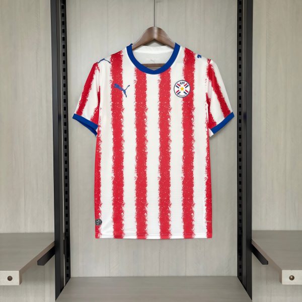 Paraguay 2026 World Cup Home Jersey Fan Version