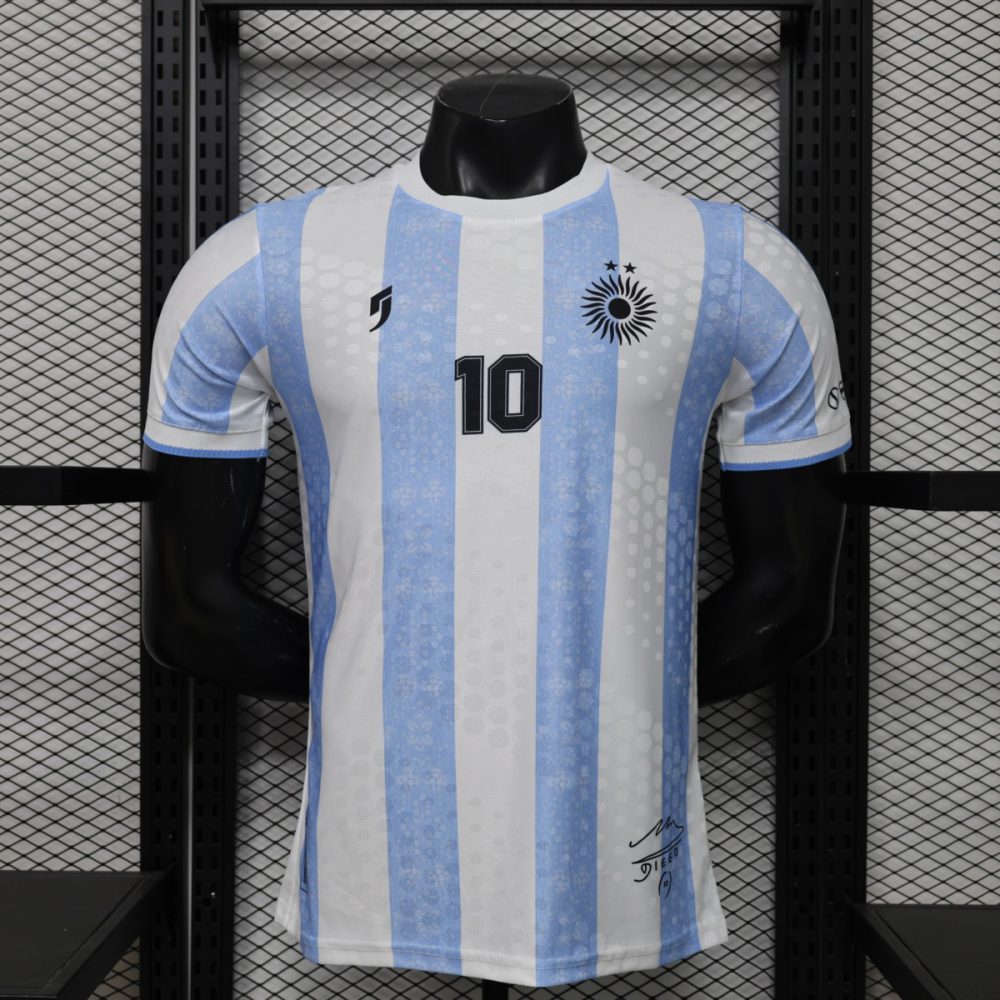 2026 Argentina MARADONA#10 Edition White Jersey Player Version