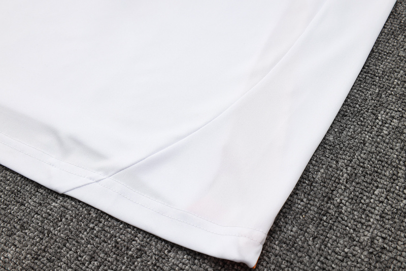 24/25 Real Madrid White Training Set Shirt and Shorts