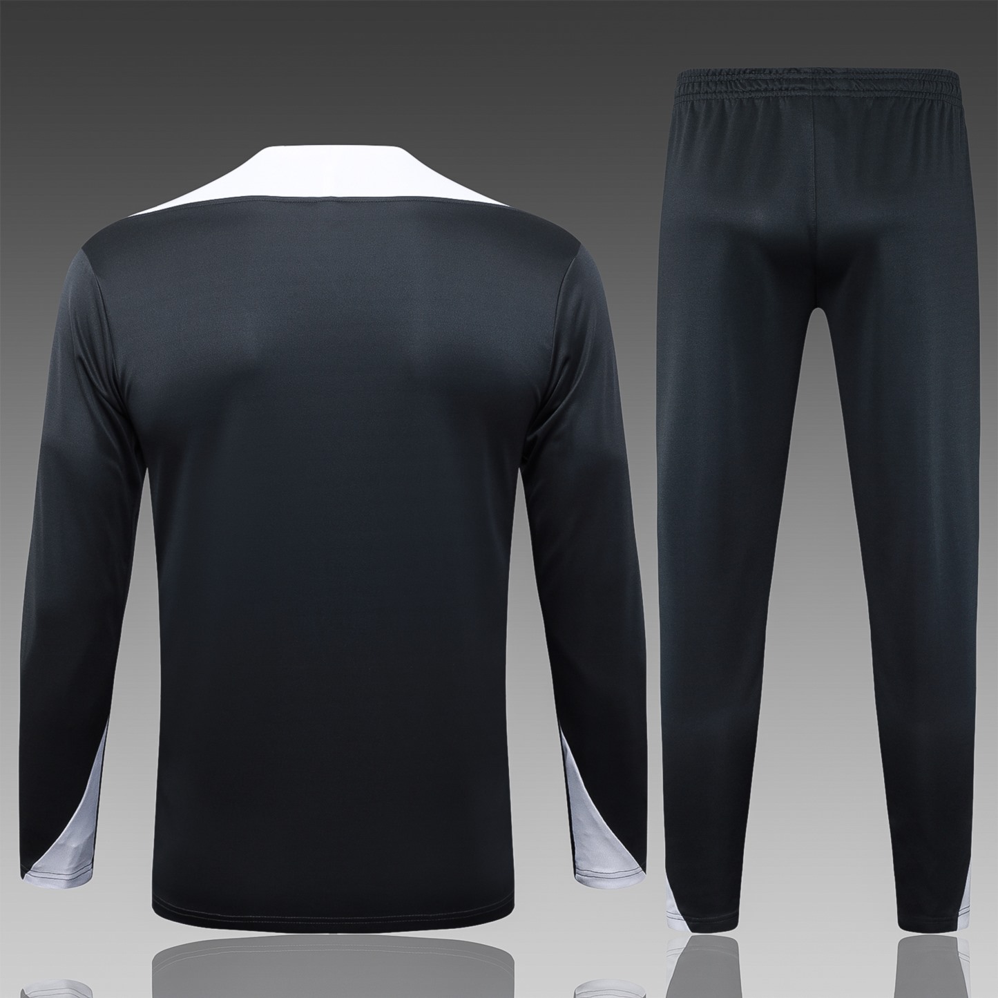 202526 Chelsea dark gray Long-sleeved half-pull training kit Football team kit