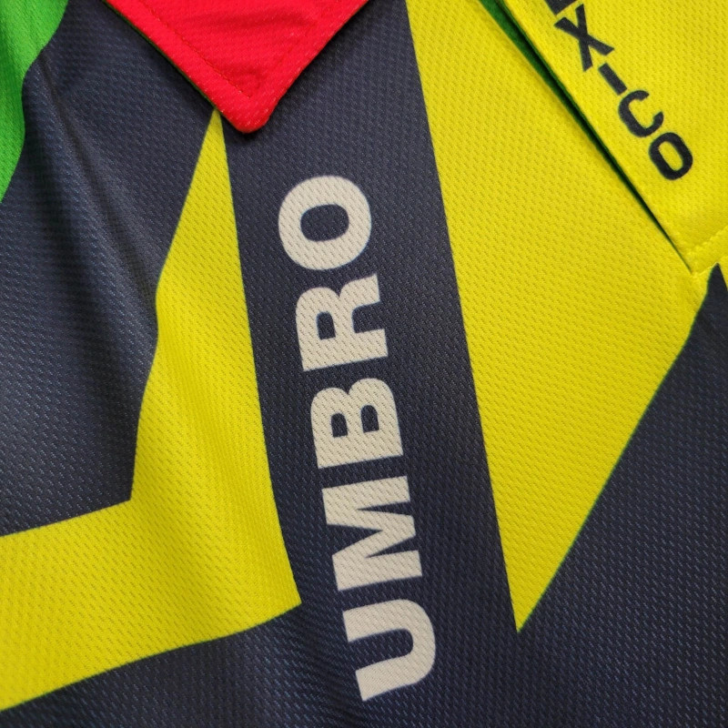 Retro Mexico 1995 Goalkeeper Colorful jersey Fan Version CAMPOS Number 1