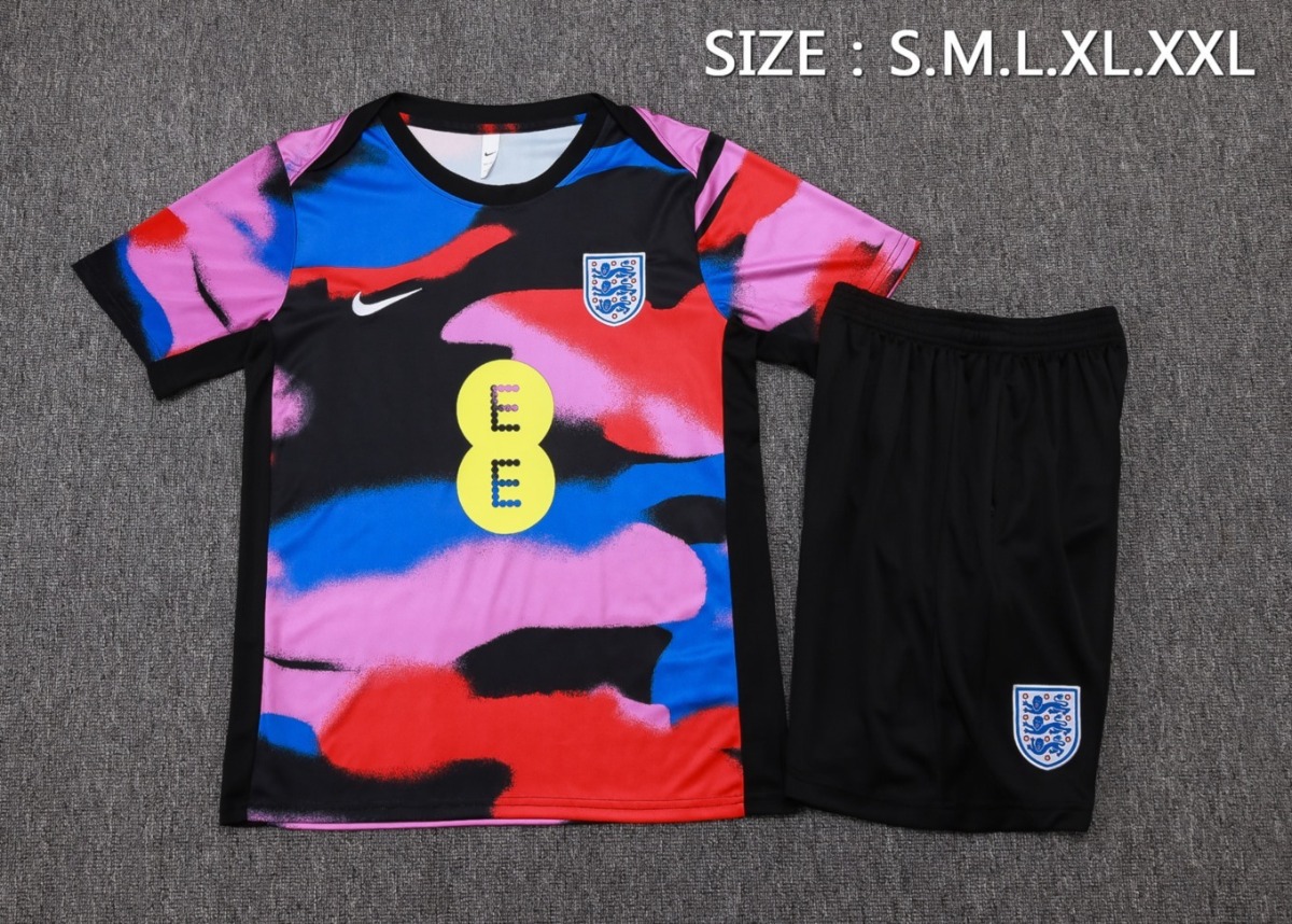 2026 England Color Training Set Shirt and Shorts