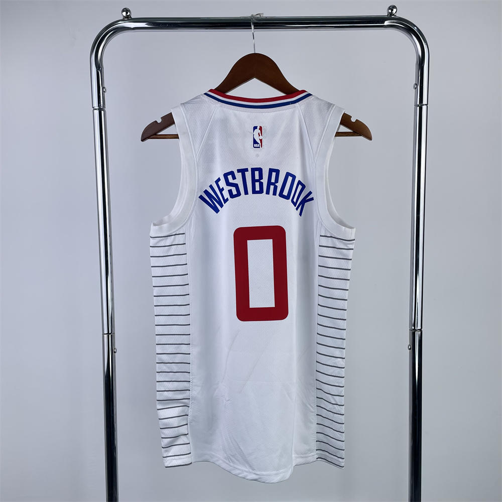 NBA Los Angeles Clippers Jersey WESTBROOK#0 S-XXL