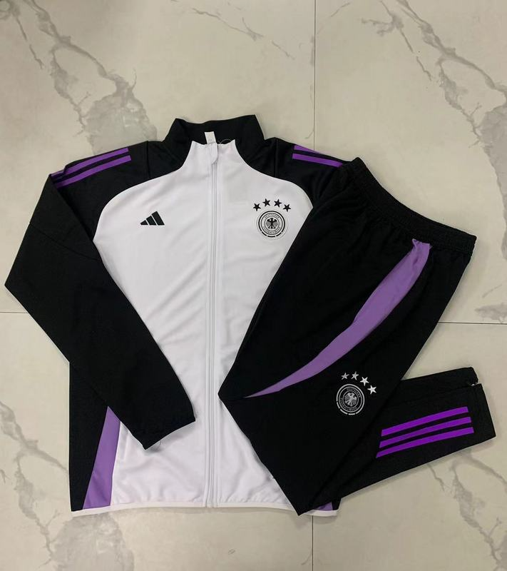 2024/25 Germany White Jacket Training Suit Set Football Team Shirt Sports Fashion