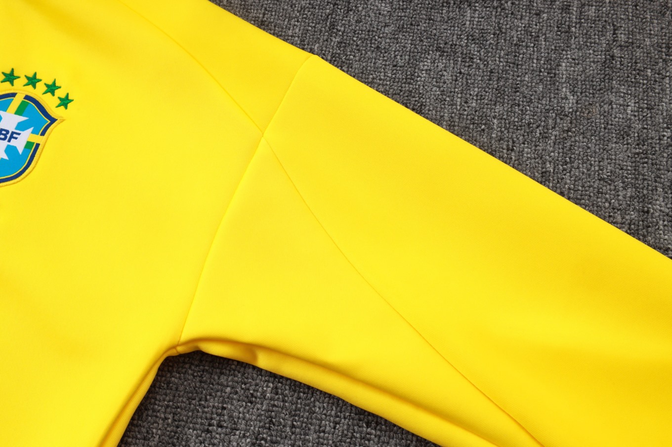 2026 Brazil Yellow Jacket Training Suit Set