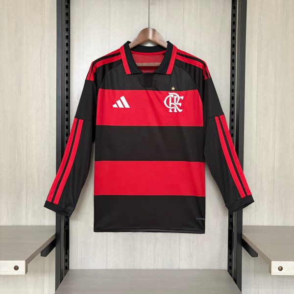 2026/27 Flamengo Home Jersey Long Sleeve Fan Version