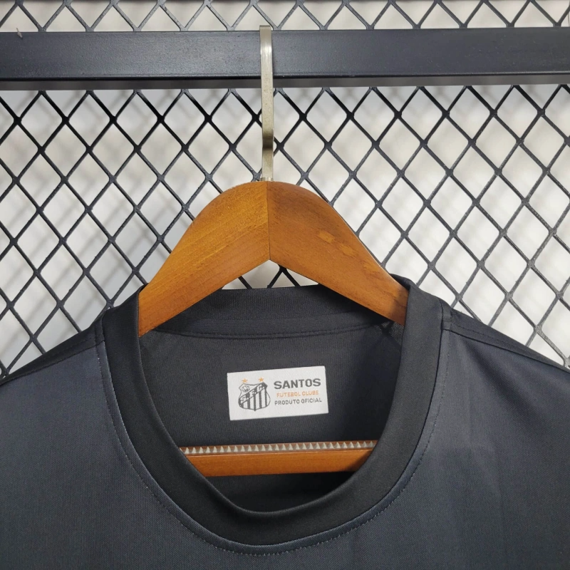 2025/26 Santos Black Casual jersey Fan Version