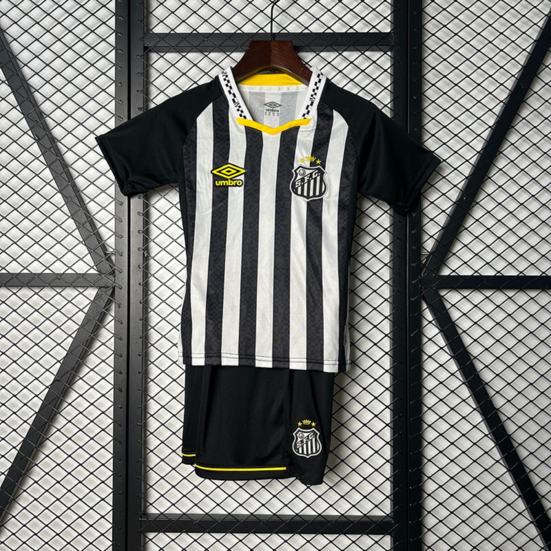 2025/26 Santos Away jersey kids Kits size: 16-28