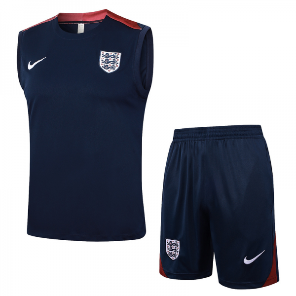 24/25 England royal blue raining Set Shirt and Shorts