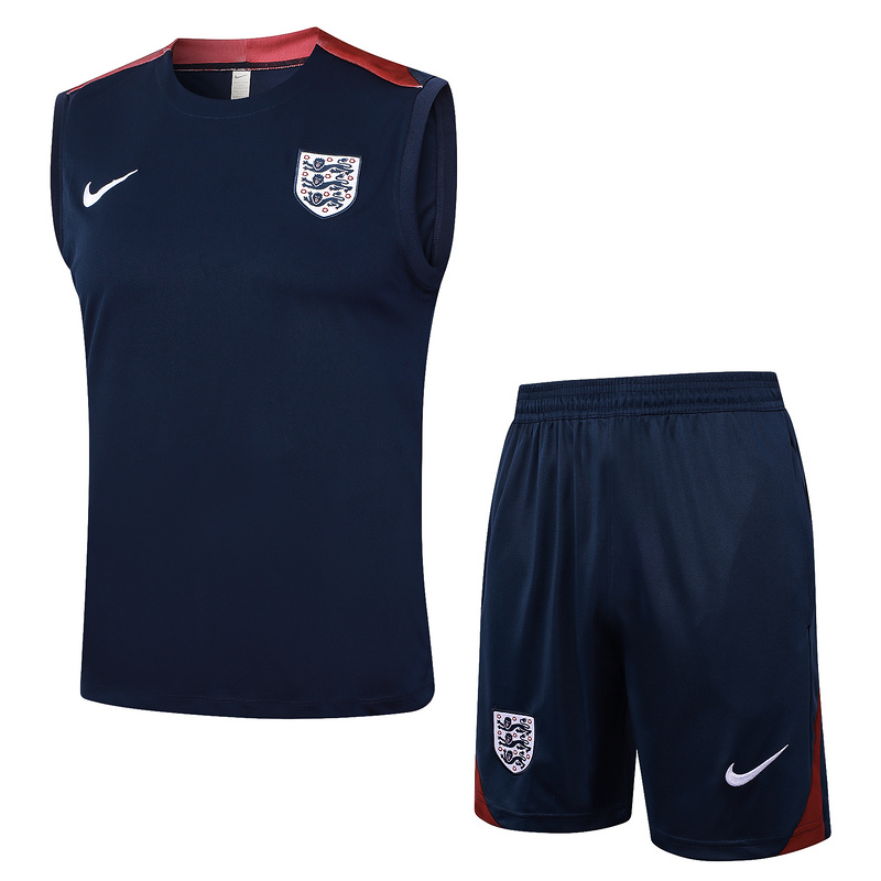 24/25 England royal blue raining Set Shirt and Shorts