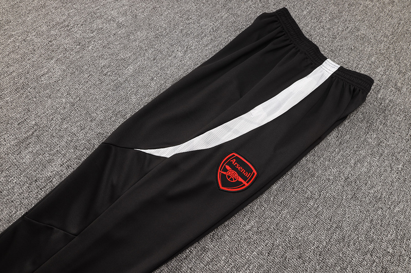 24/25 Arsenal Black Long-sleeved half-pull training kit Football team kit