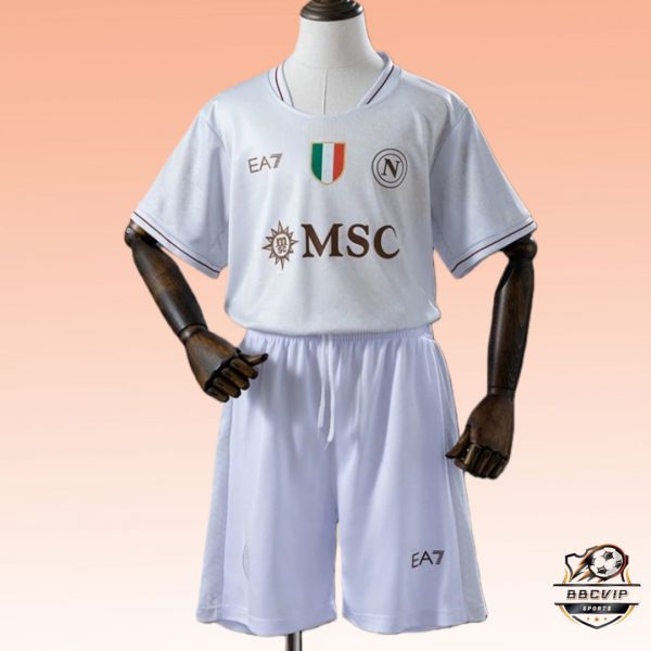 2025/26 Napoli Away jersey kids Kits size: 16-28