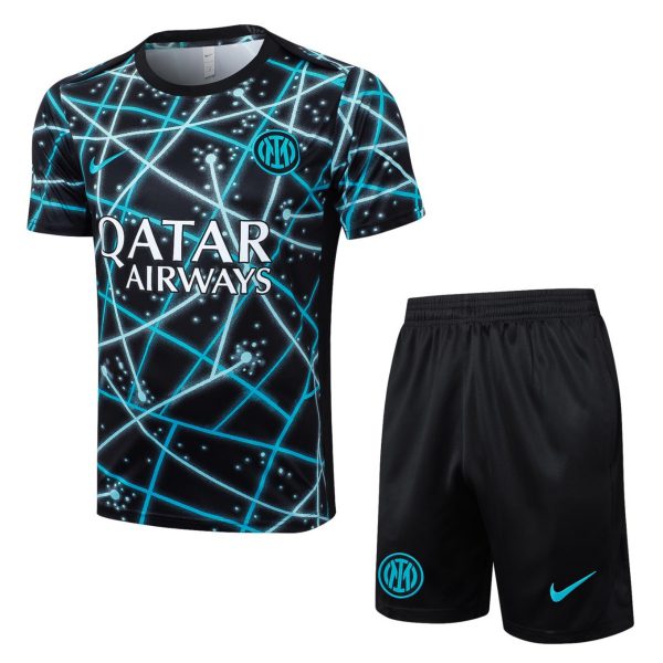 2026 Inter Milan Black Training Set Shirt and Shorts