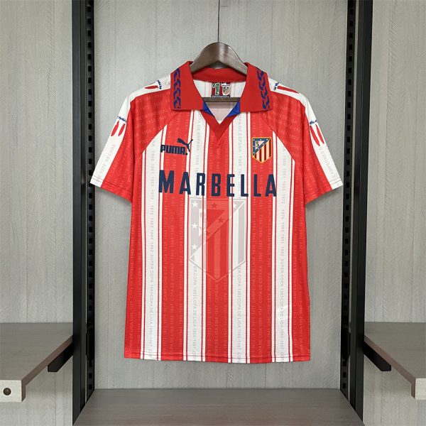 Retro Atletico Madrid 1995/96 home jersey Fan Version