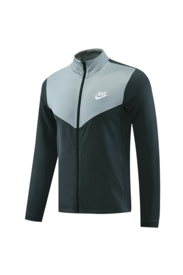 2024 Nike Deep Grey Jacket Training Suit Set Football Team Shirt Sports Fashion