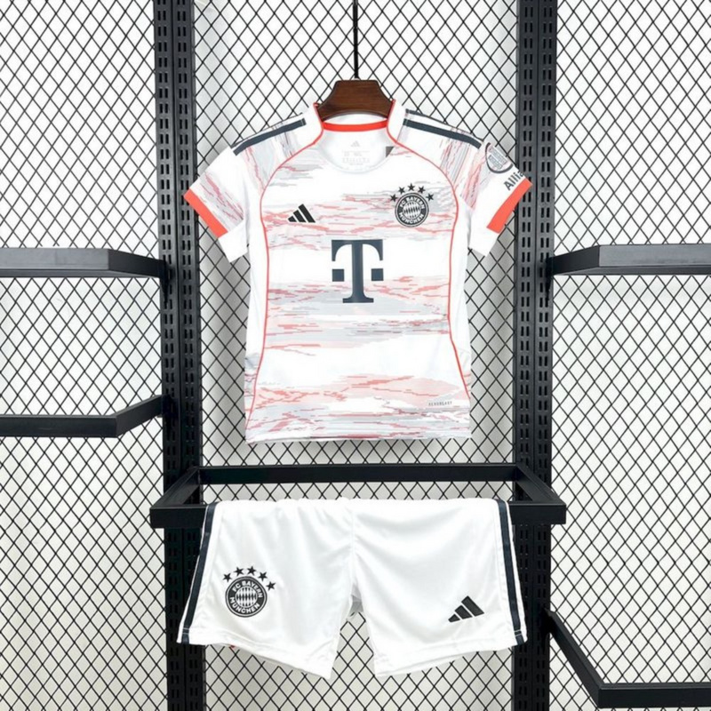 2025/26 Bayern Munich Away jersey kids Kits size: 16-28
