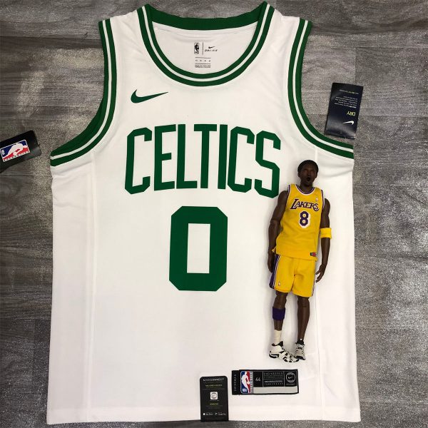 NBA Boston Celtics round neck White Jersey TATUM#0 S-XXL