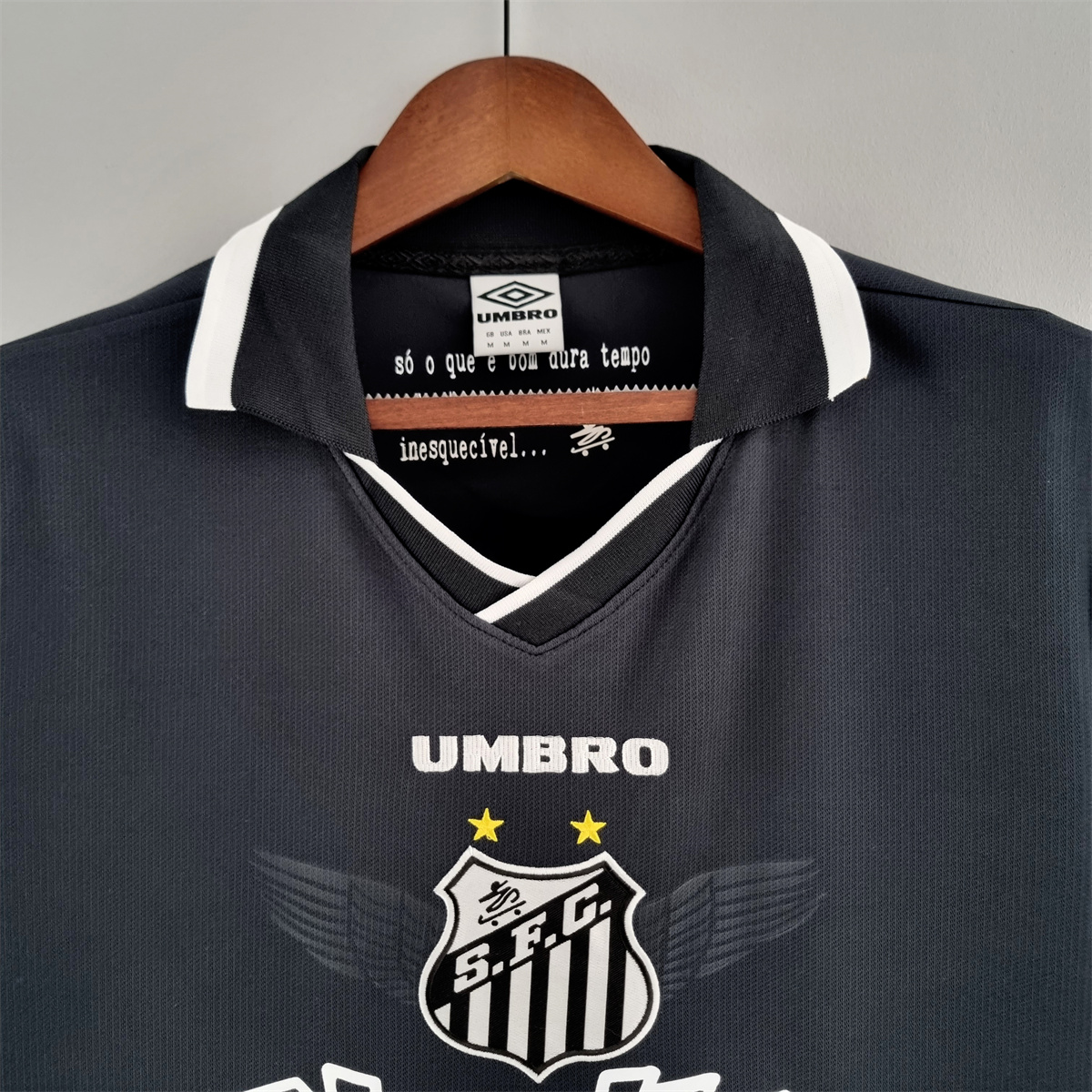 2022/23 Santos UMBRO DAYS OF GLORY Black jersey Fan Version