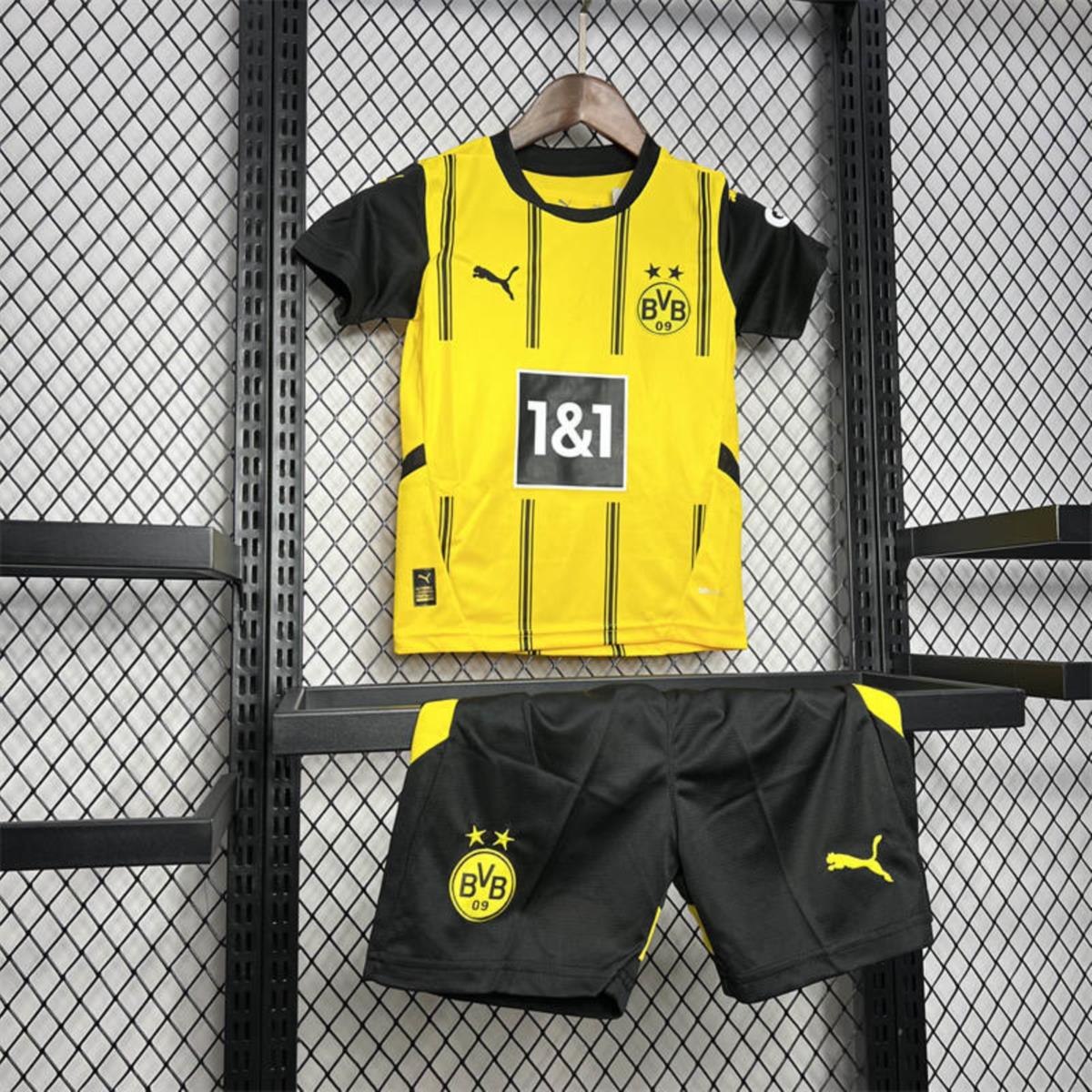 24/25 Dortmund Home jersey Kid Kits Size 16-28