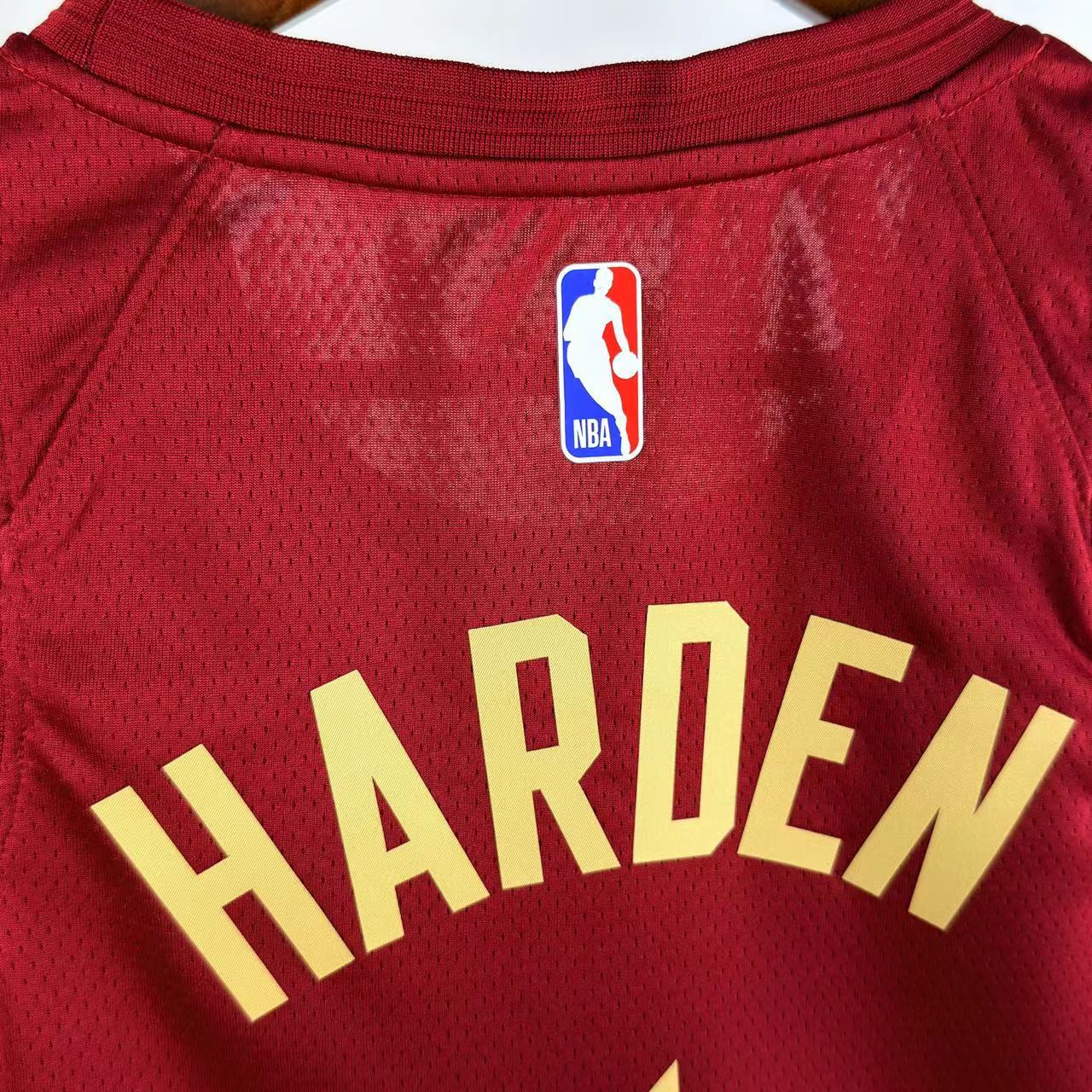 NBA Cleverland Cavaliers Round Neck Red jersey HARDEN#1