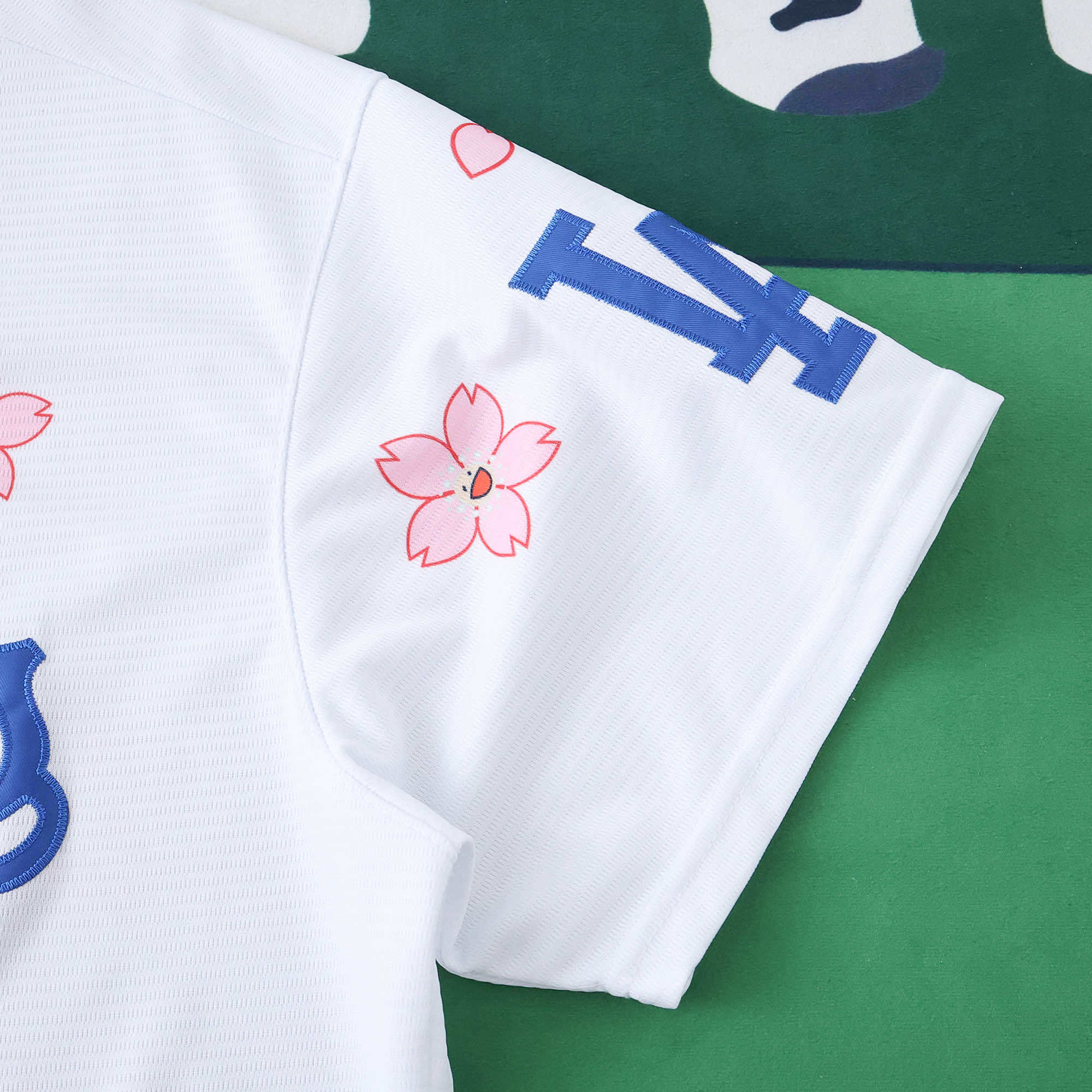 MLB LosAngeles Dodgers White Jersey Flower Edition OHTANI #17