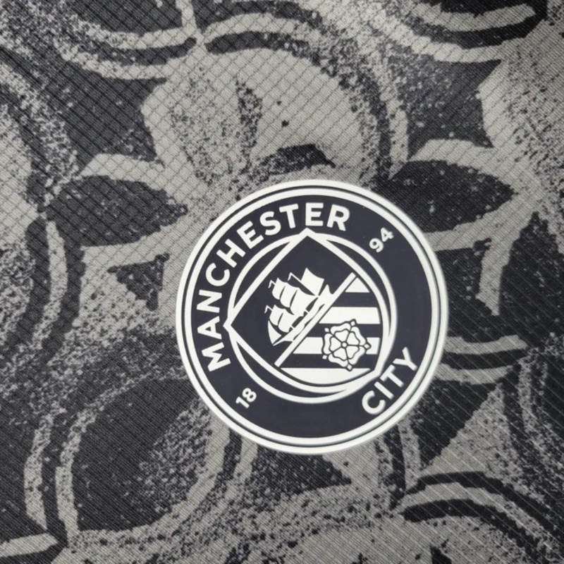 25/26 Manchester City Training Gray Jersey Fan Version