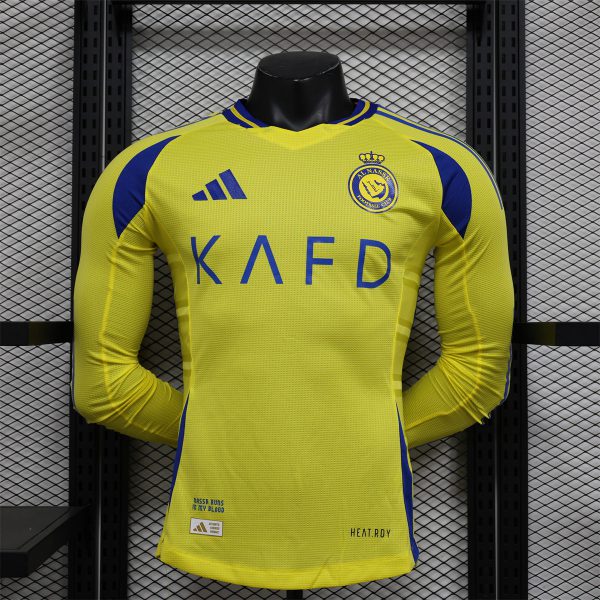 24/25 Al-Nassr Player Version Home Long Sleeve Special edition Jersey Player Version
