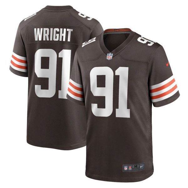 NFL Cleveland Browns Jeysey WRIGHT #91