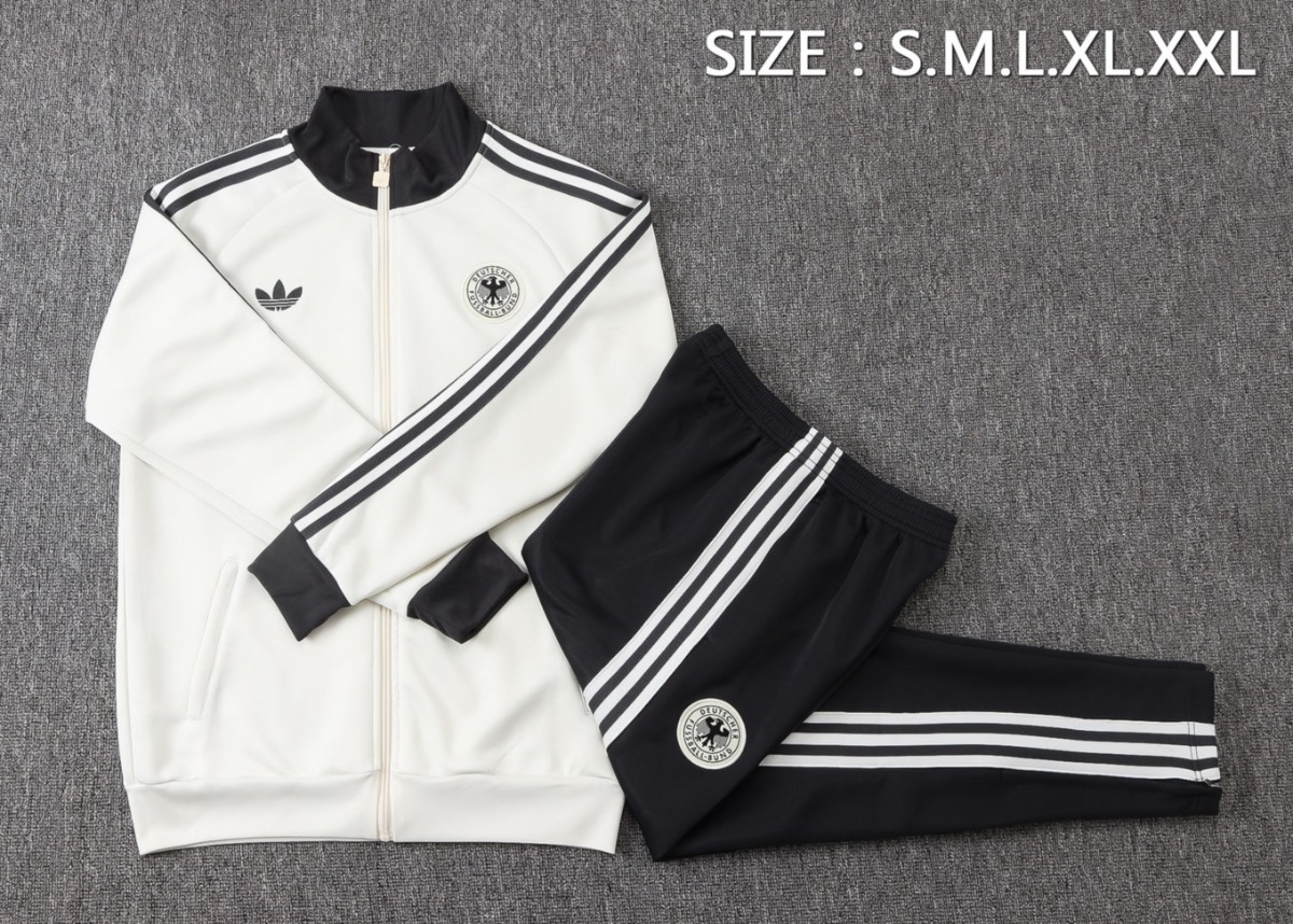 2026 Germany Off-white Jacket Training Suit Set