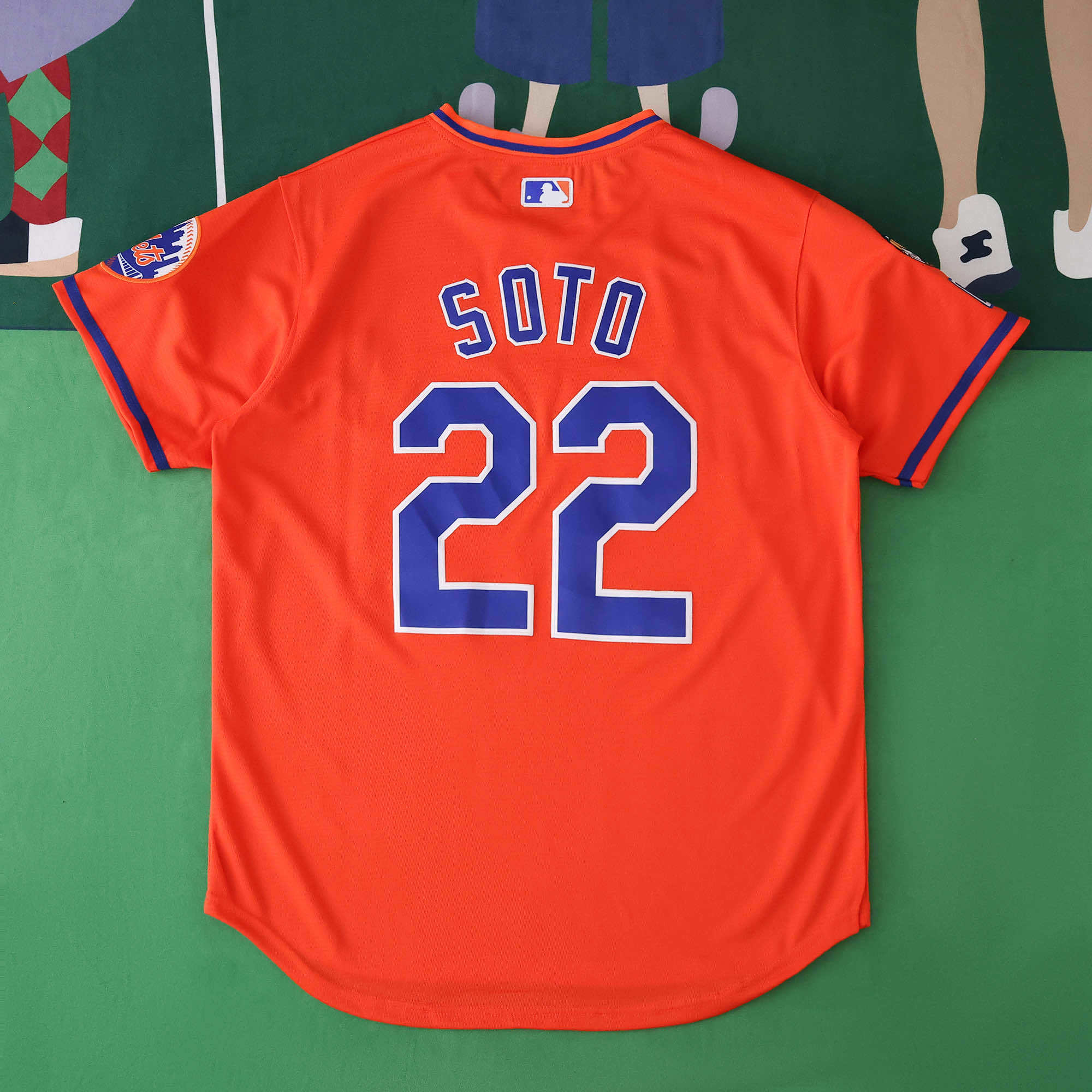 MLB 2025 New York Mets Orange Jersey