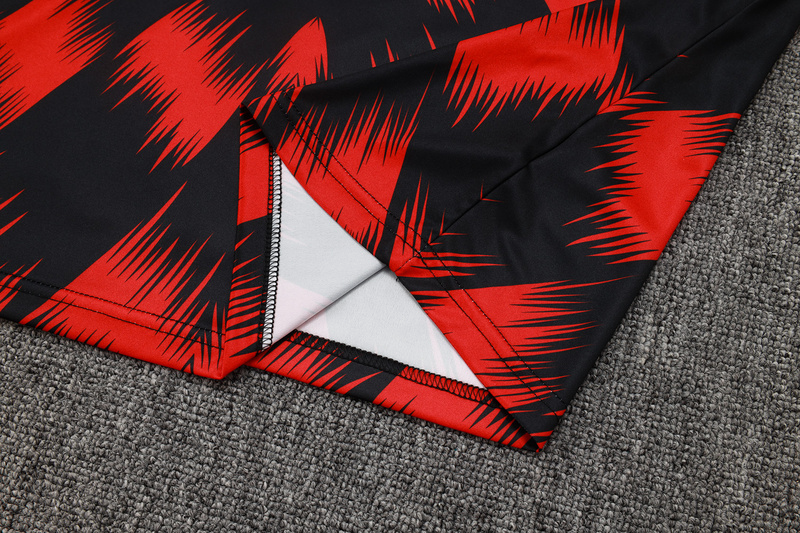 2025/26 Flamengo Red Black Training Set Shirt and Shorts