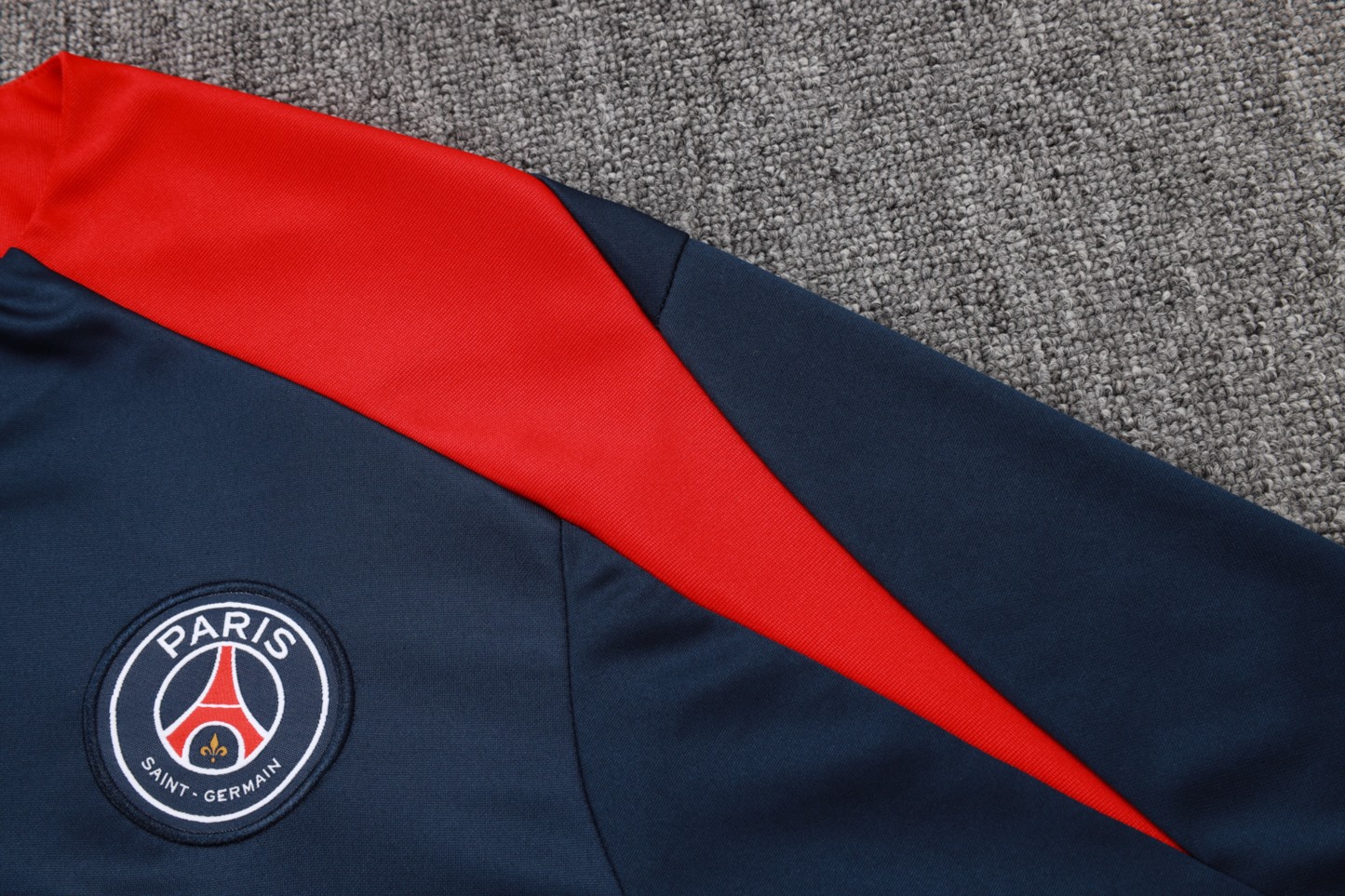 202526 Psg Rayol Blue Long-sleeved half-pull training kit Football team kit