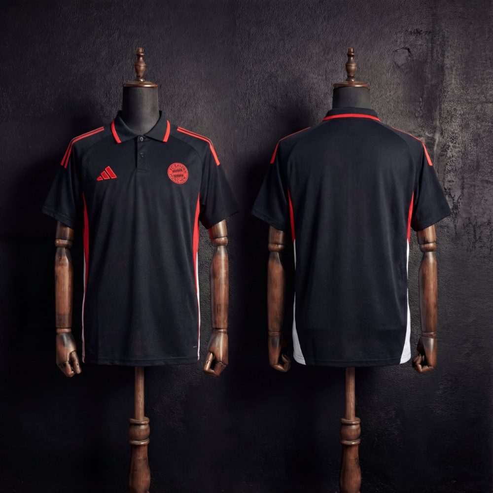 2025/26 Bayern Munich Training Black Polo Fan version
