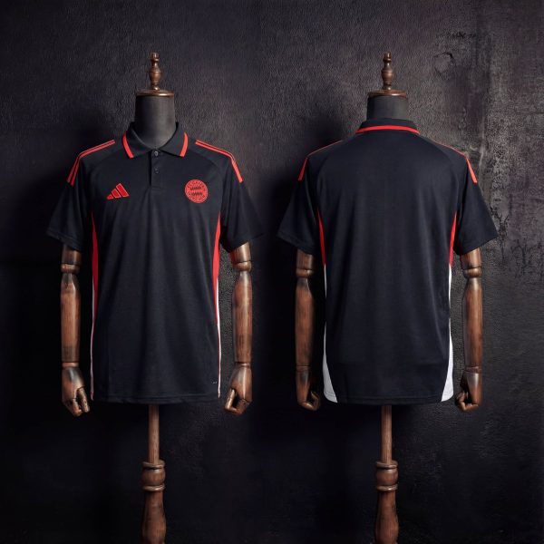 2025/26 Bayern Munich Training Black Polo Fan version