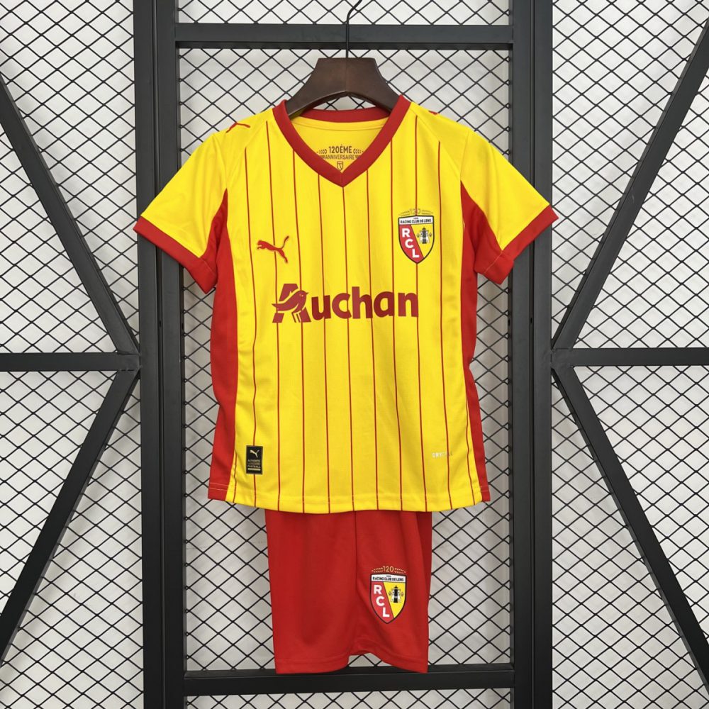 2025/26 RC Lens Home jersey Kid Kits Size 16-28