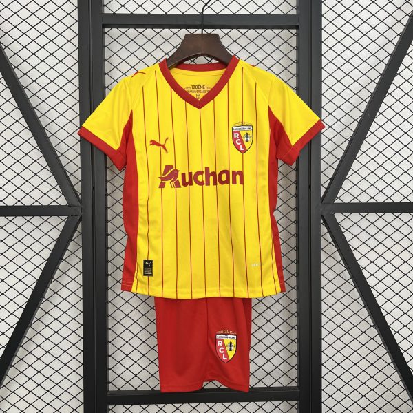 2025/26 RC Lens Home jersey Kid Kits Size 16-28