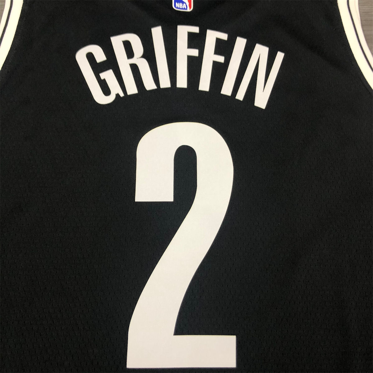 NBA Brooklyn Nets V-Neck Black Jersey GRIFFEN#2 S-XXL